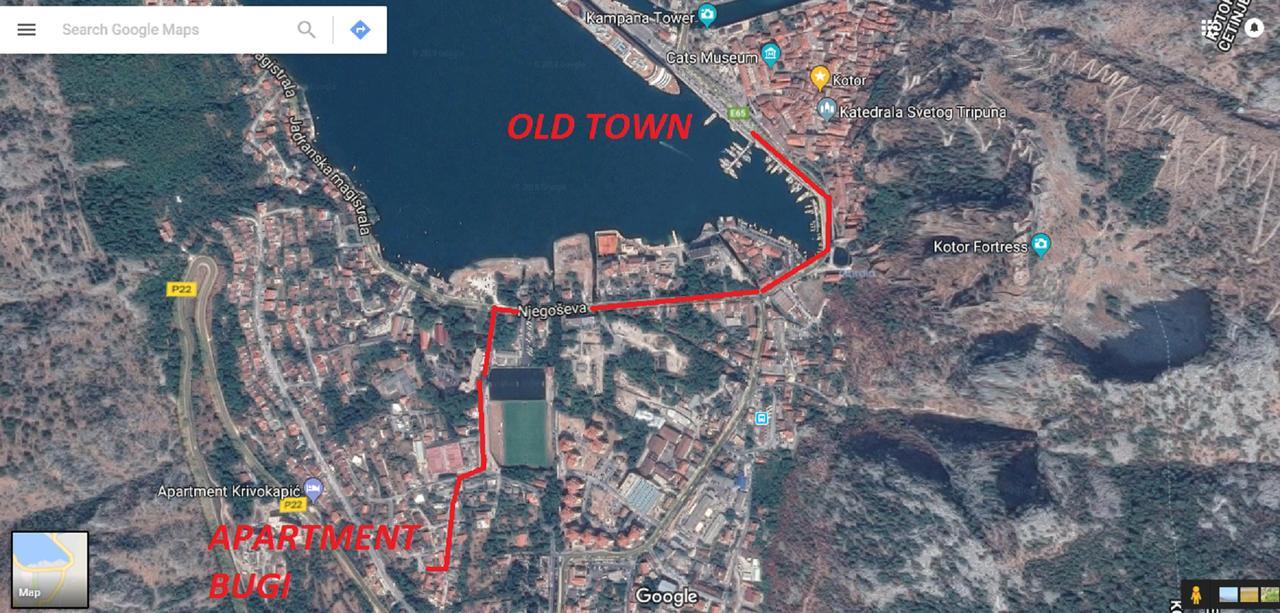 Bugi Apartment Kotor Ngoại thất bức ảnh